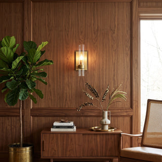 Ellery Glass Cylinder Wall Sconce