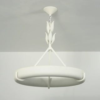 Elodie Plaster Petal Ring Chandelier - Vidirlighting