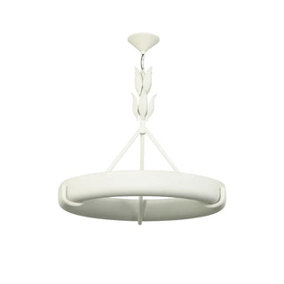 Elodie Plaster Petal Ring Chandelier - Vidirlighting