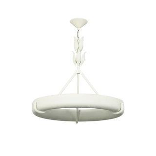 Elodie Plaster Petal Ring Chandelier - Vidirlighting