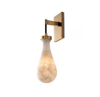 Elowen Alabaster Teardrop Wall Sconce