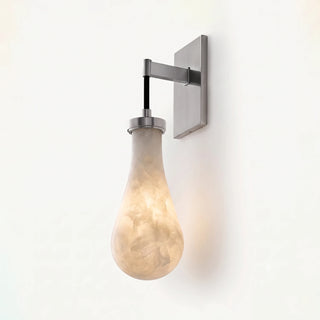Elowen Alabaster Teardrop Wall Sconce