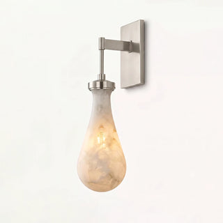 Elowen Alabaster Teardrop Wall Sconce