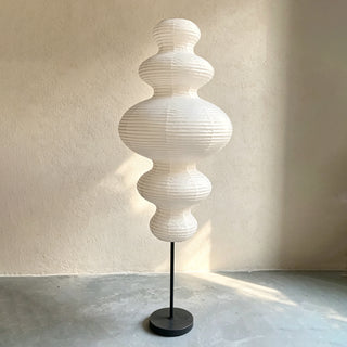Ethereal Washi Paper Tornado Floor Lamp