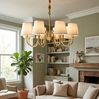 Fazrpip Retro Gold Chandelier