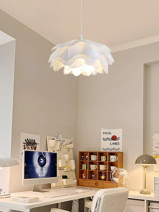 Flower Shaped White Pendant Lamp - Vidirlighting