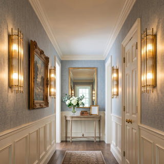 Fluted Glass Rod Wall Sconce