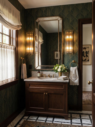 Fluted Glass Rod Wall Sconce