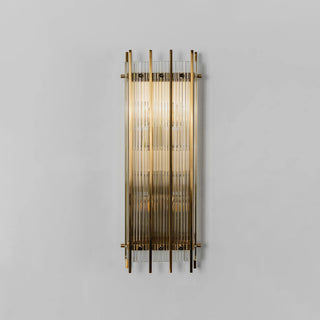 Fluted Glass Rod Wall Sconce