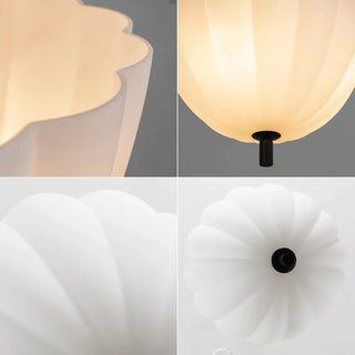 Fluted Glass Volare Scalloped Pendant Lamp - Vidirlighting
