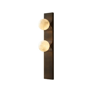 Geo Bar Alabaster Globe Wall Sconce - Vidirlighting
