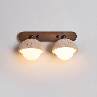 Globe Pecherna Travertine Wall Sconce - Vidirlighting