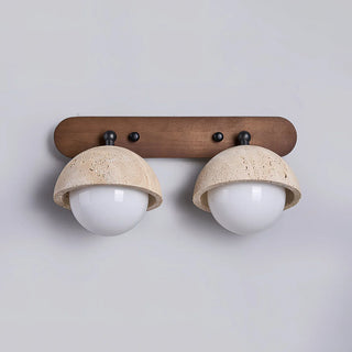 Globe Pecherna Travertine Wall Sconce - Vidirlighting