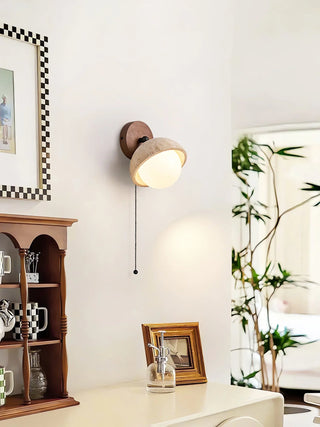 Globe Pecherna Travertine Wall Sconce - Vidirlighting