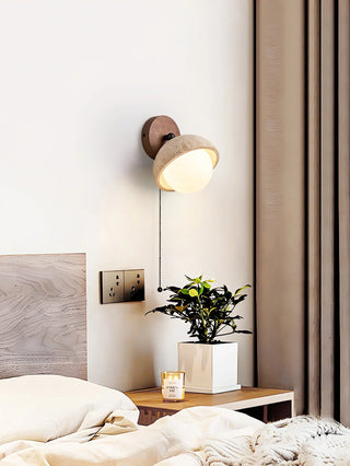 Globe Pecherna Travertine Wall Sconce - Vidirlighting