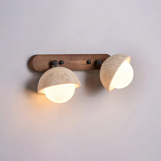 Globe Pecherna Travertine Wall Sconce - Vidirlighting