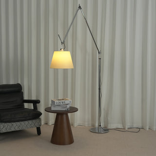 Gru Adjustable Arm Floor Lamp Vidirlighting Fully Lit Task Floor Lamp Configured at Medium Extension Height Projecting Soft Ambient Light