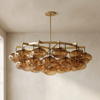 Halden Smoked Glass Cluster Chandelier