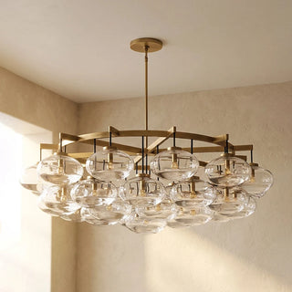 Halden Smoked Glass Cluster Chandelier