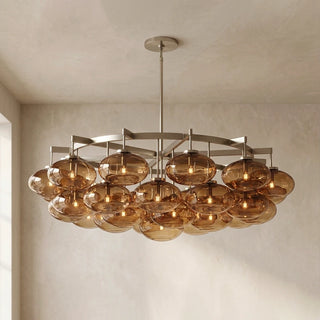 Halden Smoked Glass Cluster Chandelier