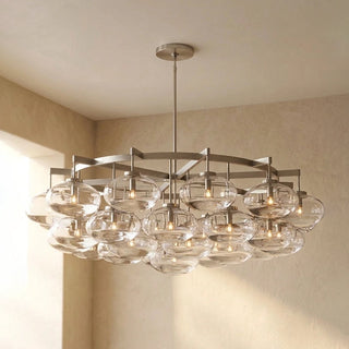 Halden Smoked Glass Cluster Chandelier