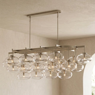 Halden Smoked Glass Cluster Chandelier