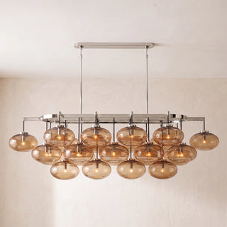 Halden Smoked Glass Cluster Chandelier