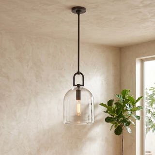 Halden Stirrup Clear Glass Pendant Light