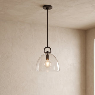 Halden Stirrup Clear Glass Pendant Light