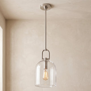 Halden Stirrup Clear Glass Pendant Light