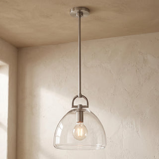 Halden Stirrup Clear Glass Pendant Light