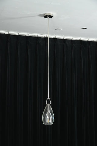 Halden Stirrup Clear Glass Pendant Light