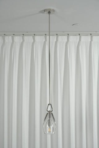 Halden Stirrup Clear Glass Pendant Light