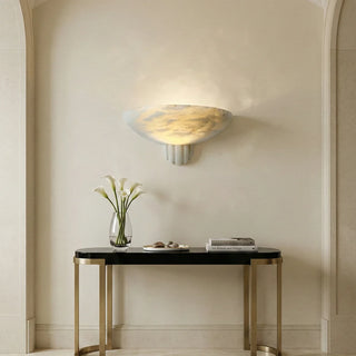 Half-Moon Rare Alabaster Art Wall Lamp - Vidirlighting
