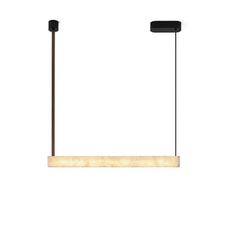 Halia Alabaster Linear Tube Chandelier