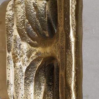 Hammered Torch Alabaster Wall Light