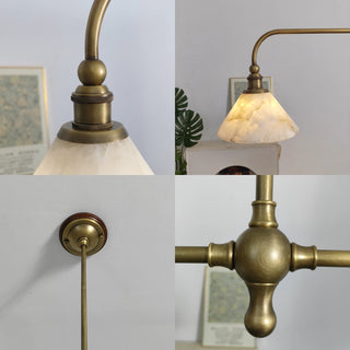 Harlowe Alabaster Two-Light Pendant Light