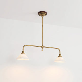 Harlowe Alabaster Two-Light Pendant Light