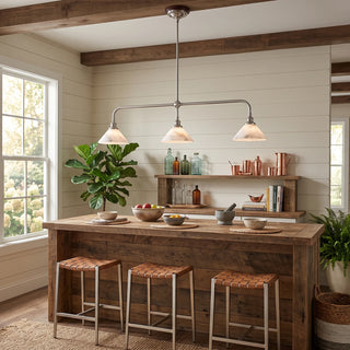 Harlowe Alabaster Two-Light Pendant Light