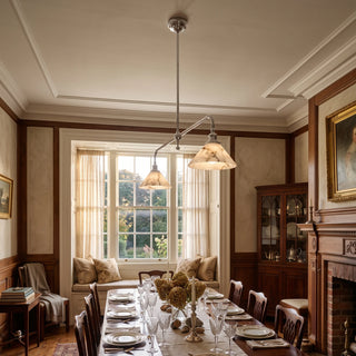 Harlowe Alabaster Two-Light Pendant Light