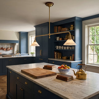 Harlowe Alabaster Two-Light Pendant Light