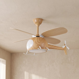 Helicopter Shape Heli Breeze Kids Ceiling Fan Light