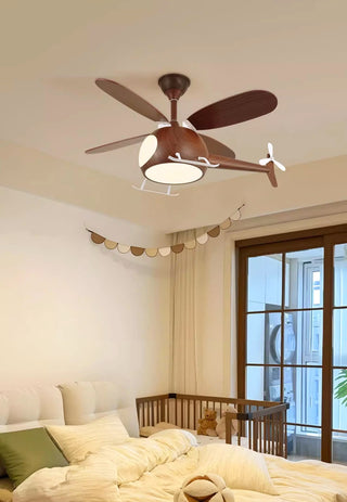 Helicopter Shape Heli Breeze Kids Ceiling Fan Light