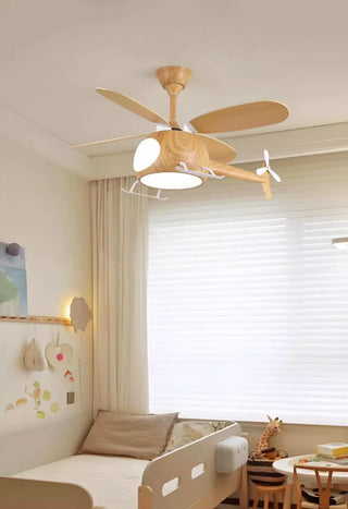 Helicopter Shape Heli Breeze Kids Ceiling Fan Light - Vidirlighting