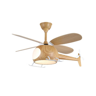 Helicopter Shape Heli Breeze Kids Ceiling Fan Light - Vidirlighting