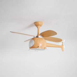 Helicopter Shape Heli Breeze Kids Ceiling Fan Light - Vidirlighting