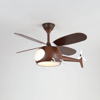 Helicopter Shape Heli Breeze Kids Ceiling Fan Light - Vidirlighting