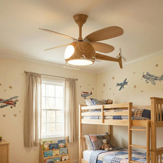 Helicopter Shape Heli Breeze Kids Ceiling Fan Light - Vidirlighting