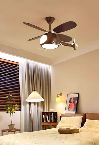 Helicopter Shape Heli Breeze Kids Ceiling Fan Light - Vidirlighting