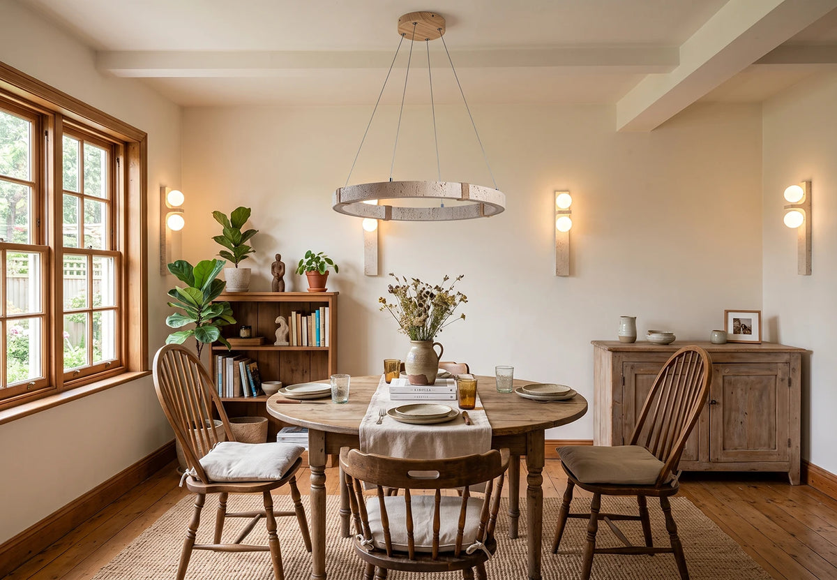 Travertine Lighting Series